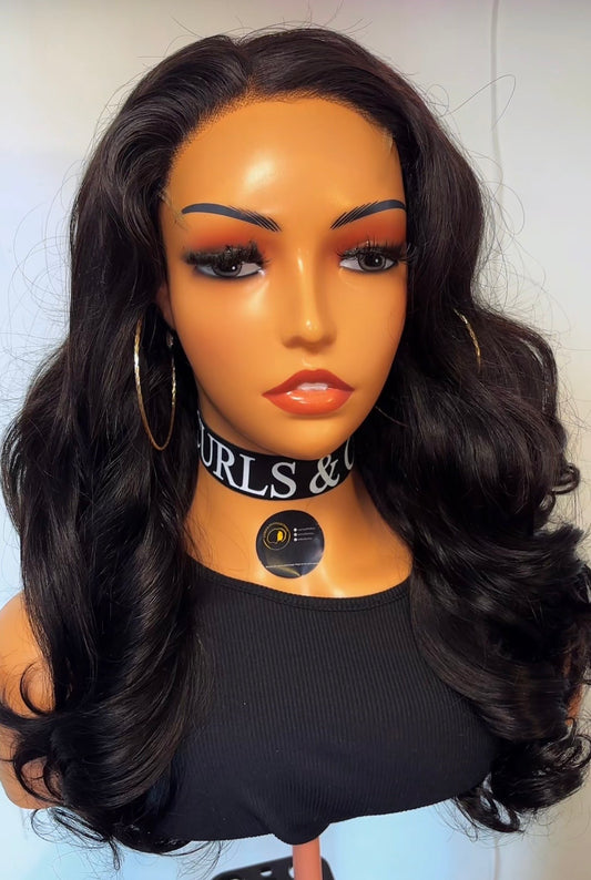 AURORA UNIT 100 PERCENT VIRGIN HUMAN HAIR,SDD WIG,5BY5 HD CLOSURE,20 INCHES,325 GRAMS