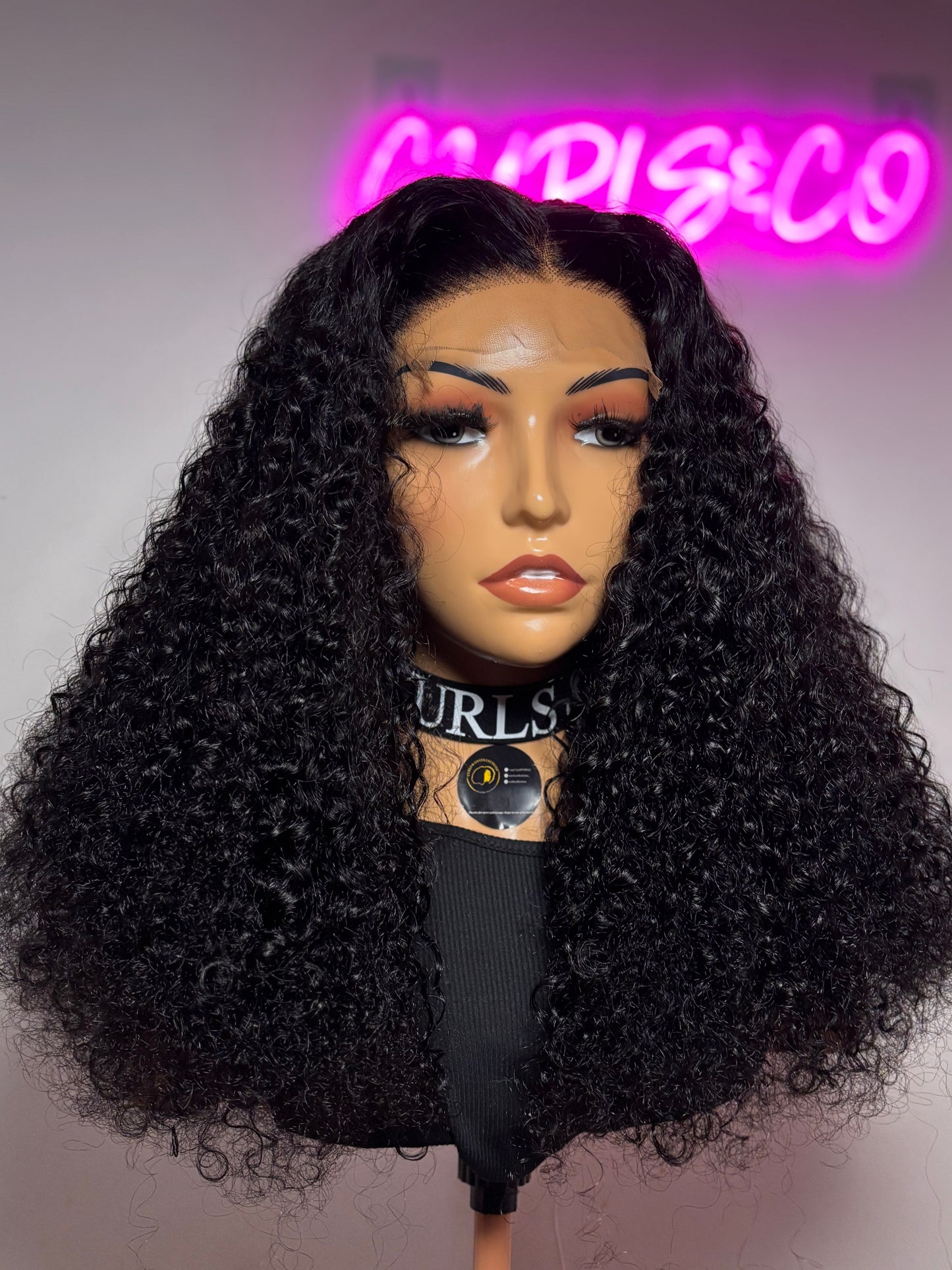 BELLA UNIT 💯 VIETNAMESE HUMAN HAIR, SDD EURASIAN CURLY WIG,5by5 LACE CLOSURE, 18 Inches,285 grams