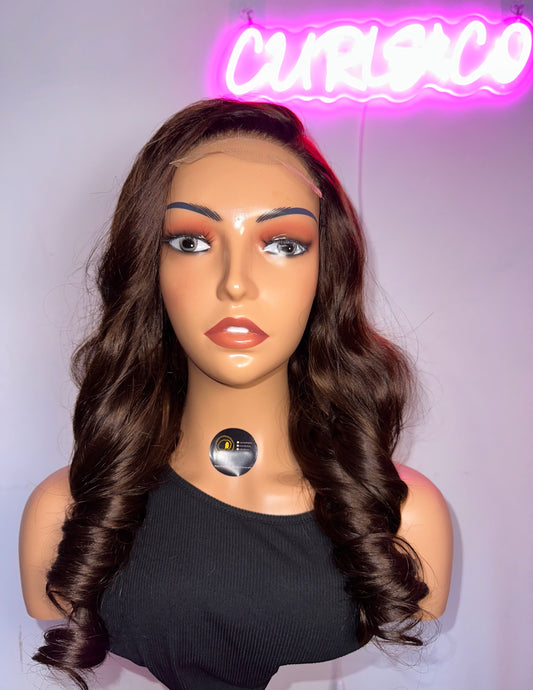 VALENTINA UNIT 100 PERCENT VIRGIN HUMAN HAIR,SDD WIG,5BY5 HD CLOSURE,20 INCHES,325 GRAMS